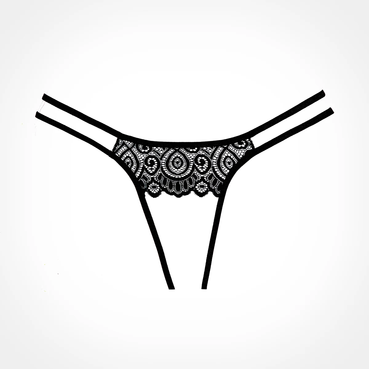 Allure Adore – Lovestruck Panty – Black – One Size