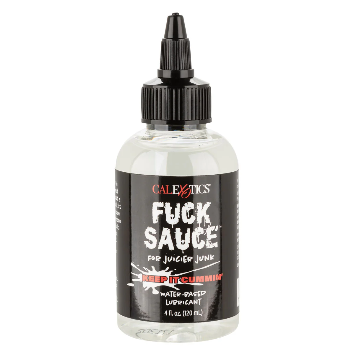 CaleXOtics – Fuck Sauce - For Juicier Junk – Water-Based Lubricant – 4 fl. oz/120ml