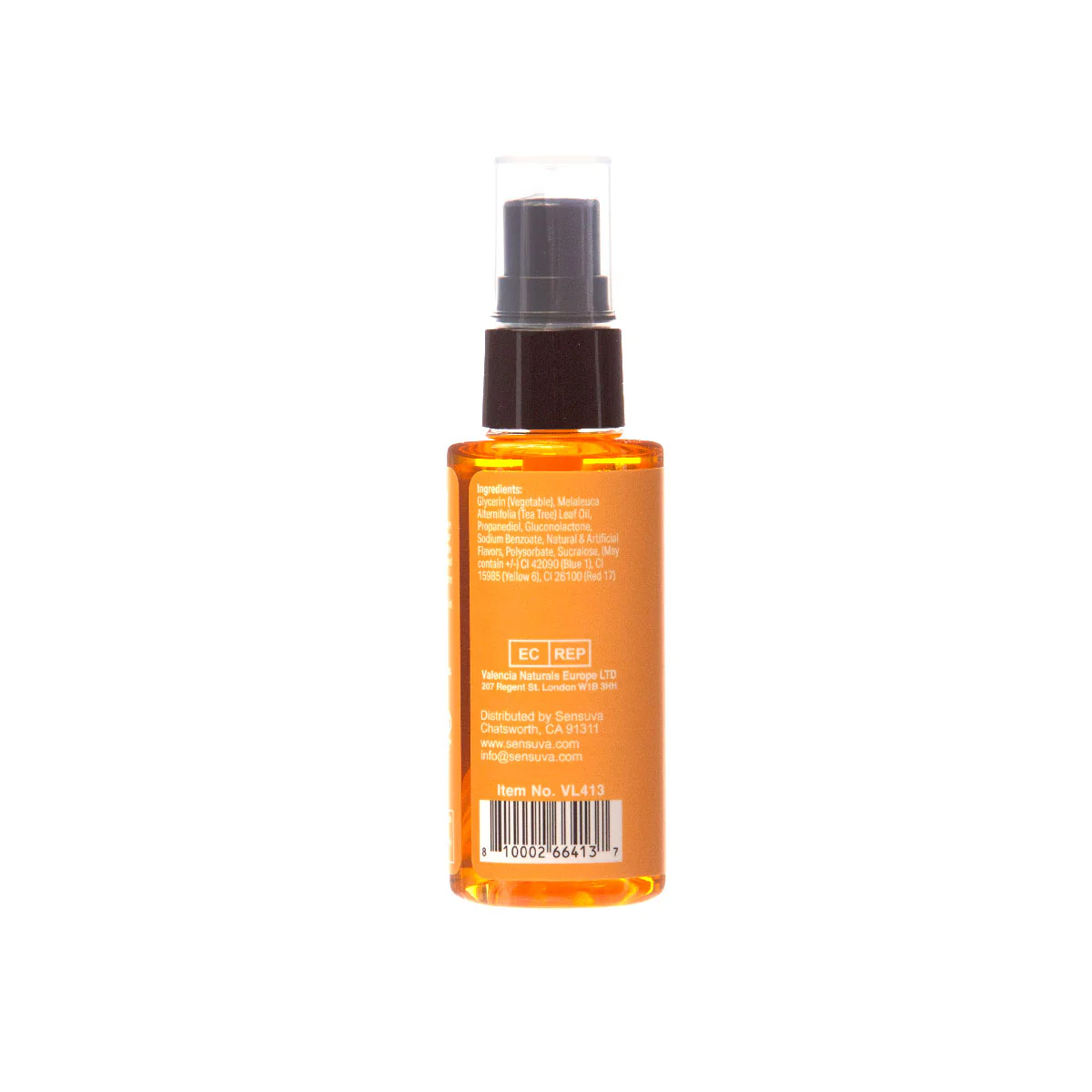 Sensuva Sizzle Lips Warming Gel Hot Butter Rum 2 oz.