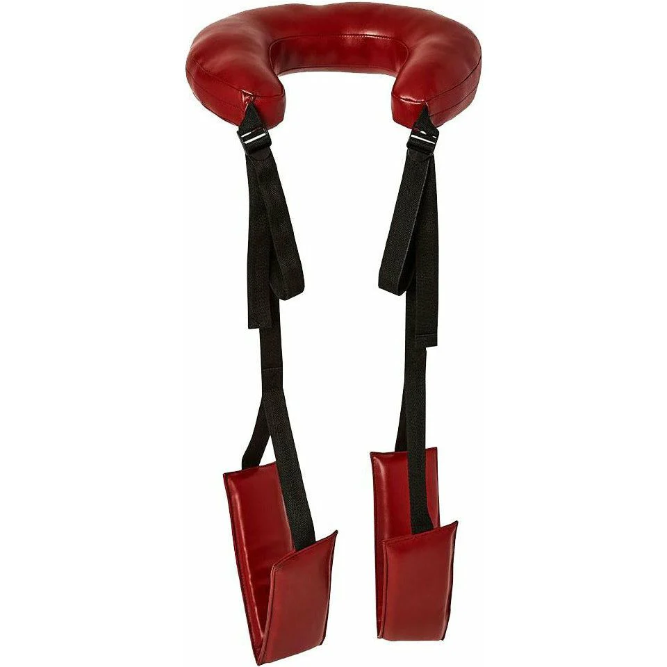 Sportsheets Saffron Thigh Sling – Red/Black