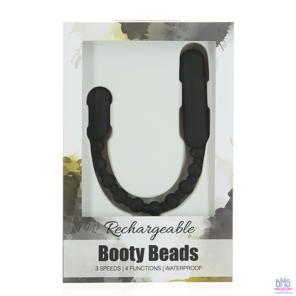 PowerBullet Rechargeable Booty Beads - Black