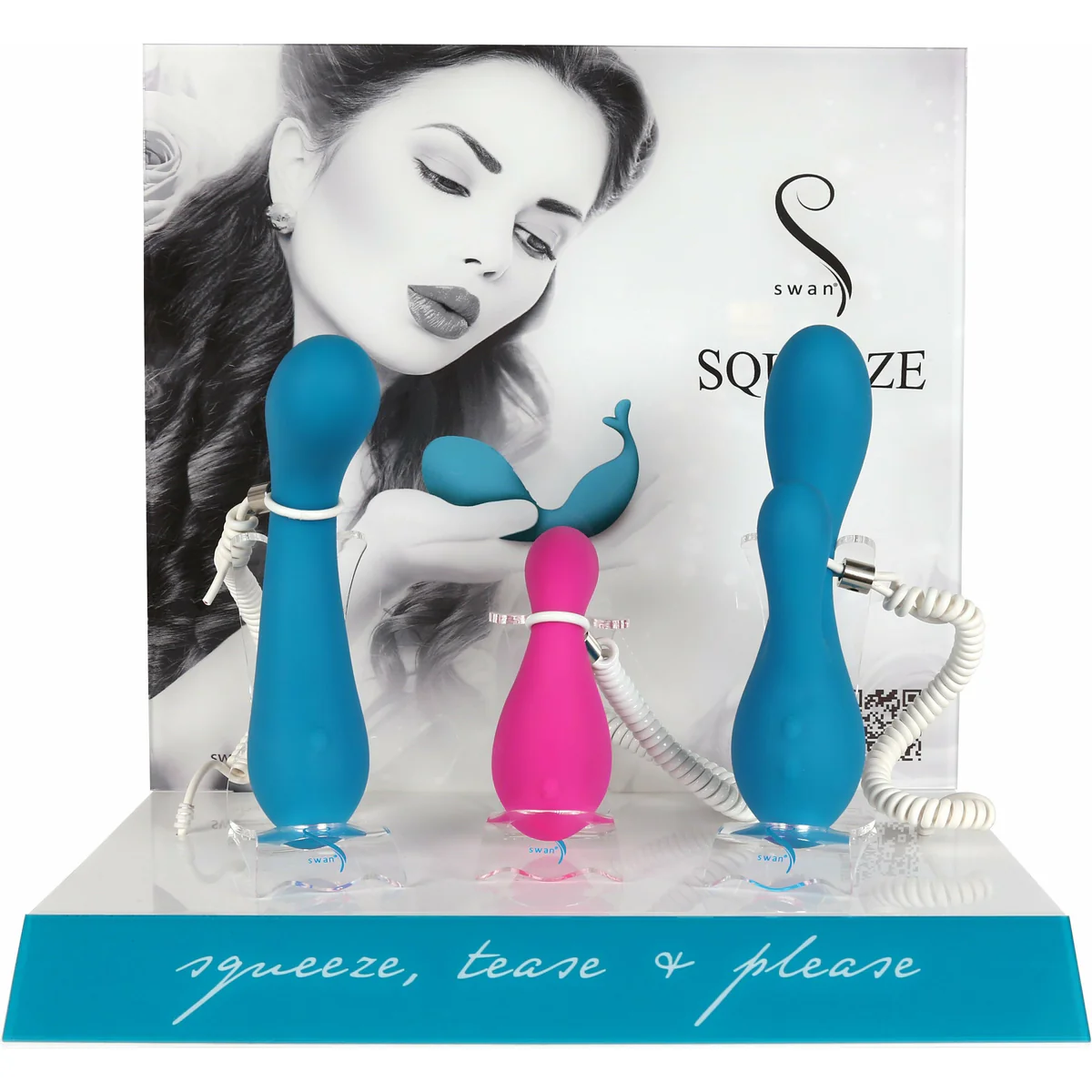 Swan Squeeze Control Display *FREE with the purchase of 3 models * 1 Per Store