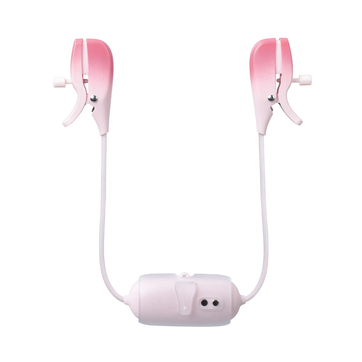 Lovense - Gemini - Bluetooth® Vibrating Nipple Clamps – Pink