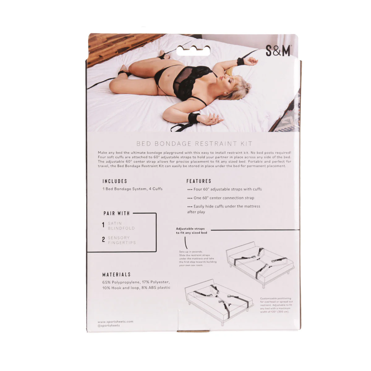 Sportsheets Sex & Mischief - Bed Restraint Kit