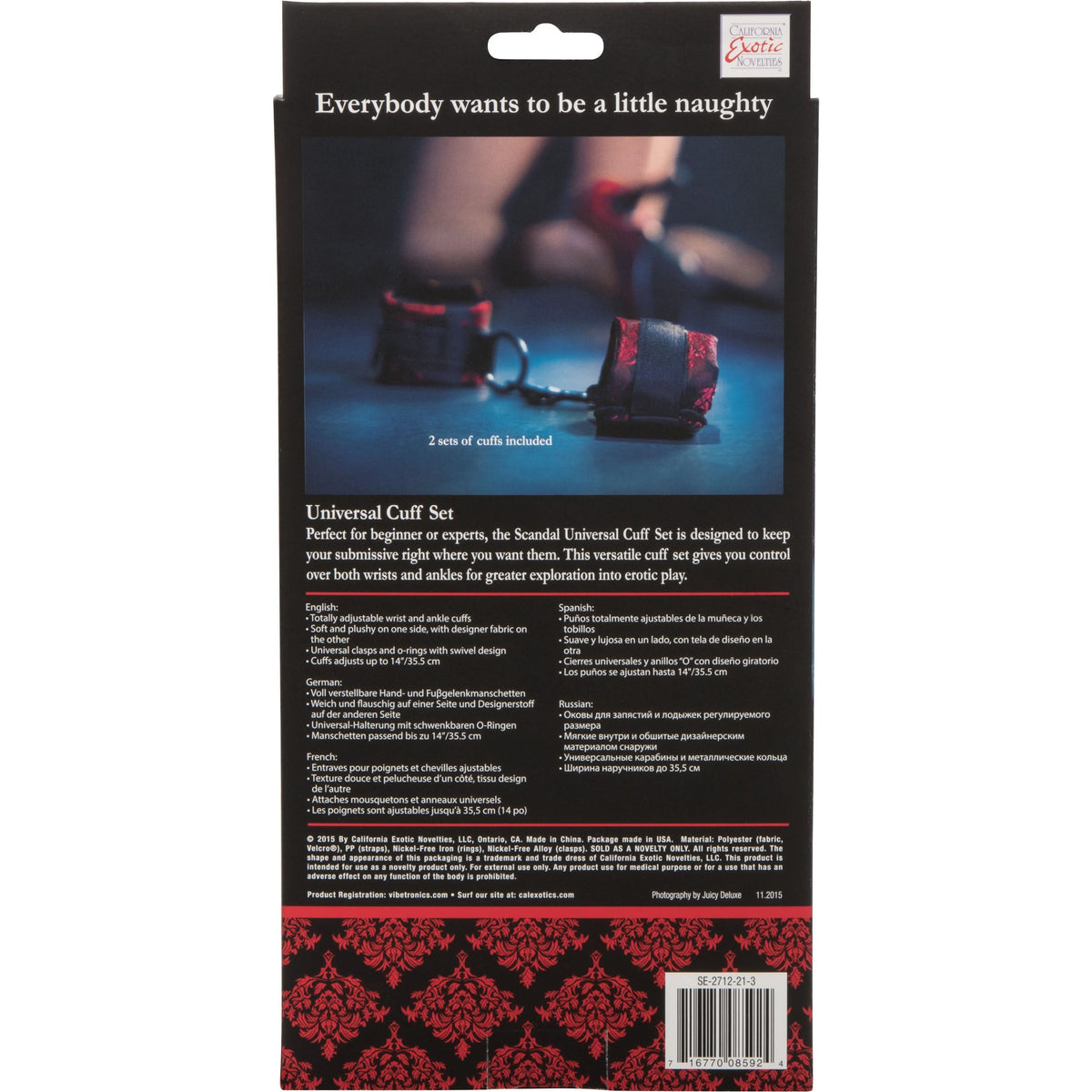 CalExotics Scandal Universal Cuff Set