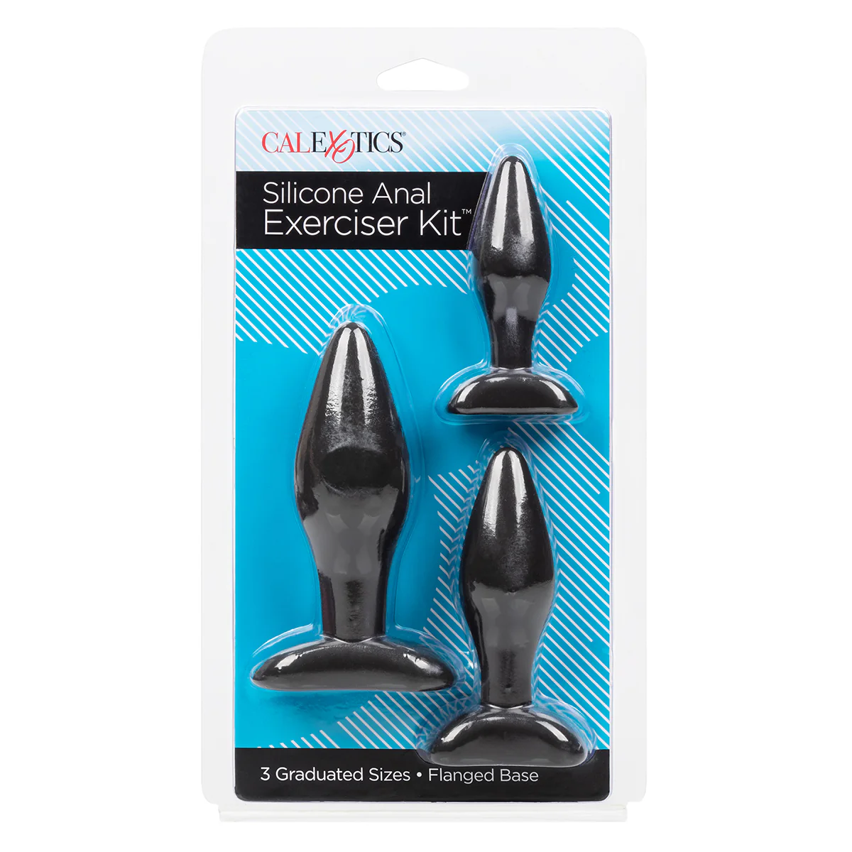 CalExotics Silicone Anal Exerciser Kit – Black