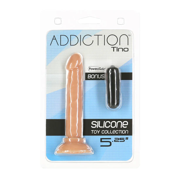 Addiction Tino – 5.25” Silicone Dildo