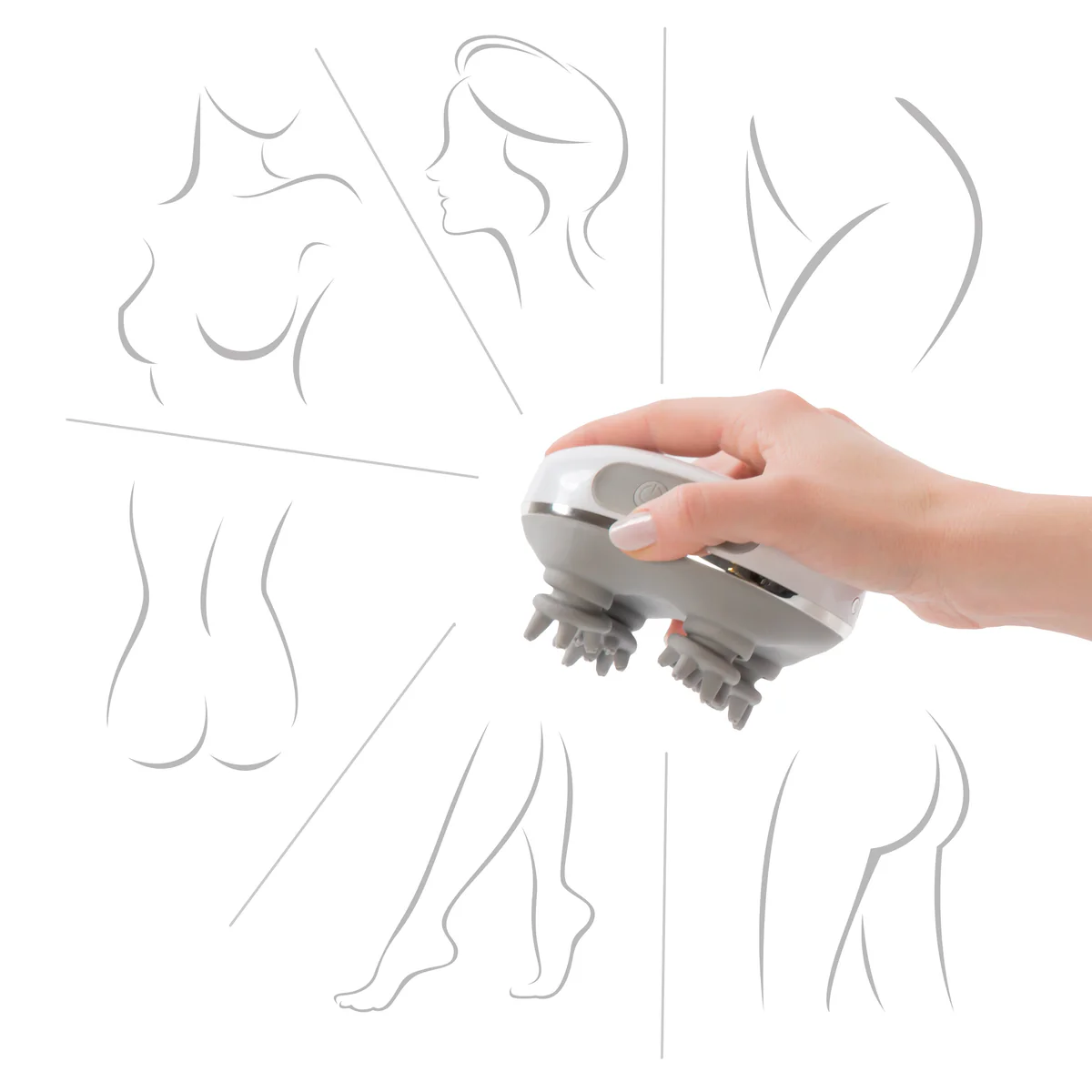Swan Personal Massage System with USB Charging Cord