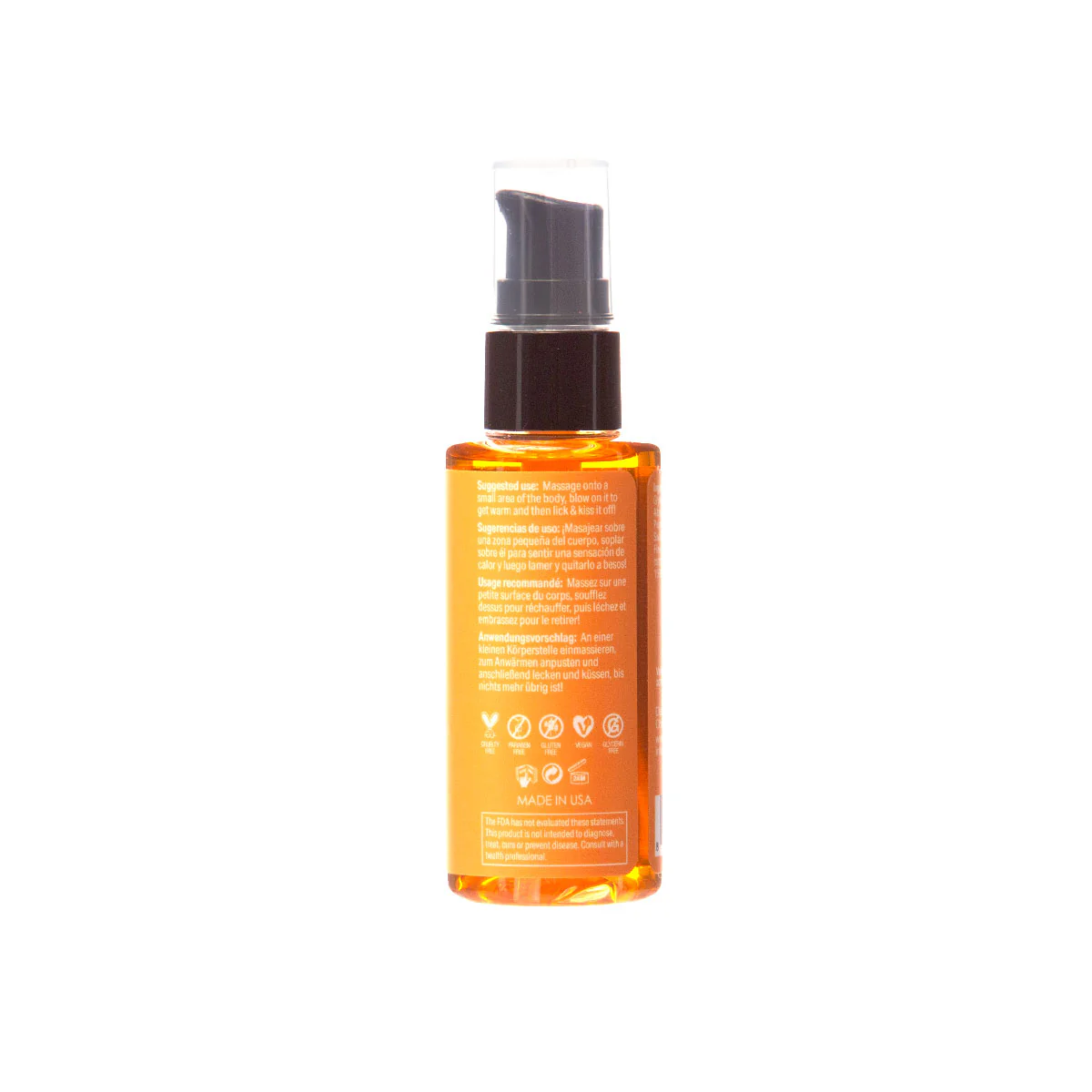 Sensuva Sizzle Lips Warming Gel Hot Butter Rum 2 oz.