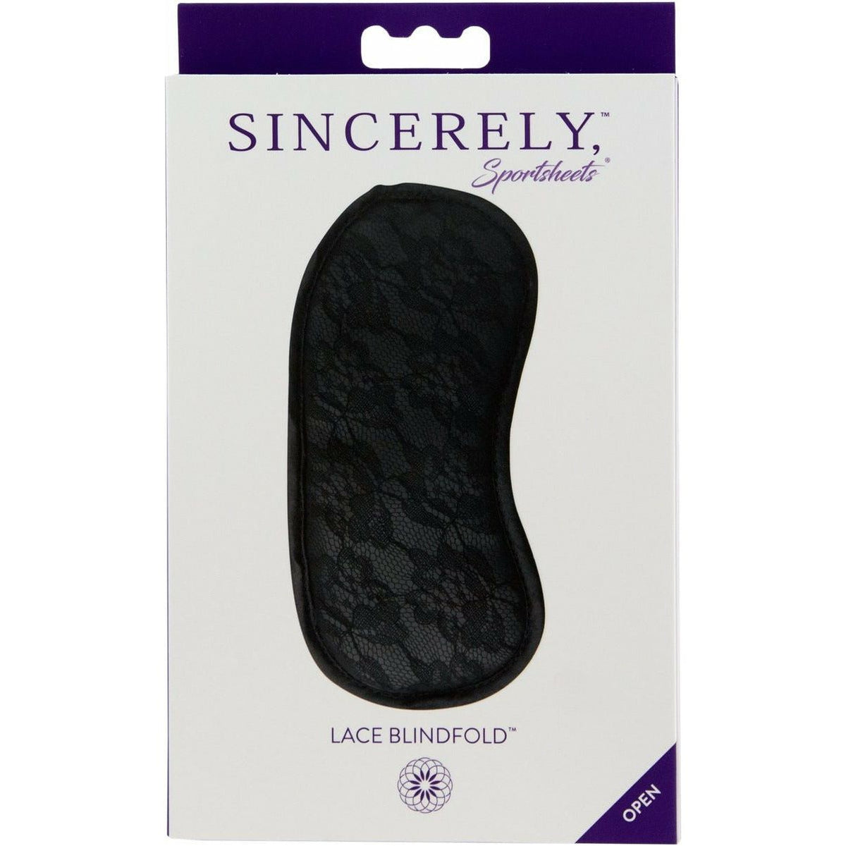 Sportsheets Sincerely - Lace Blindfold - Black