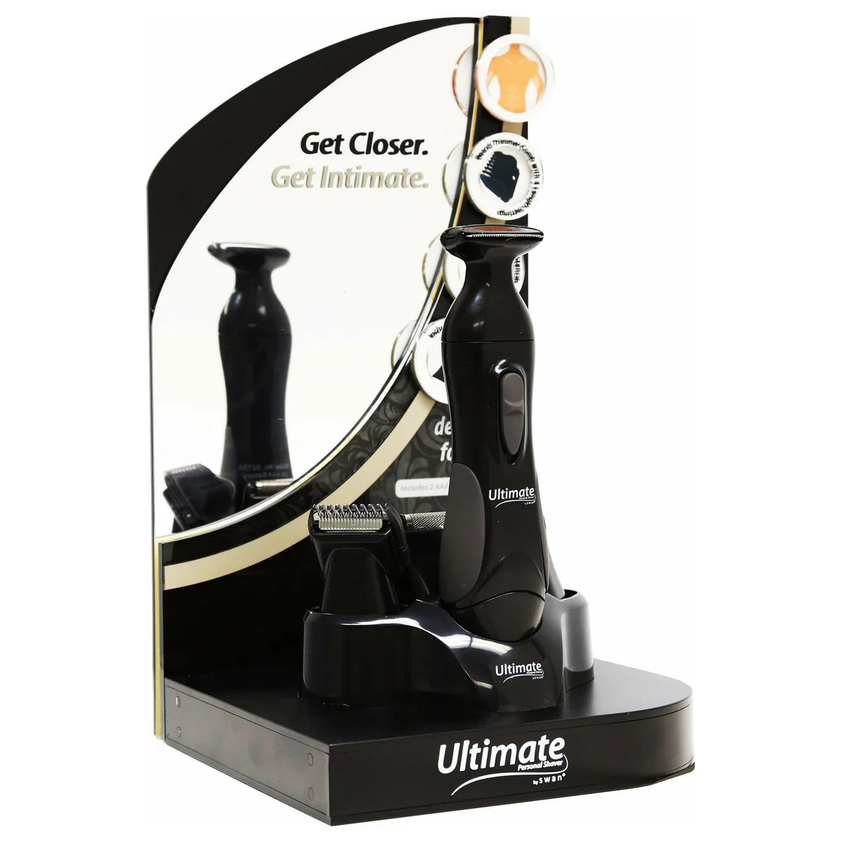 Ultimate Personal Shaver Display - Black