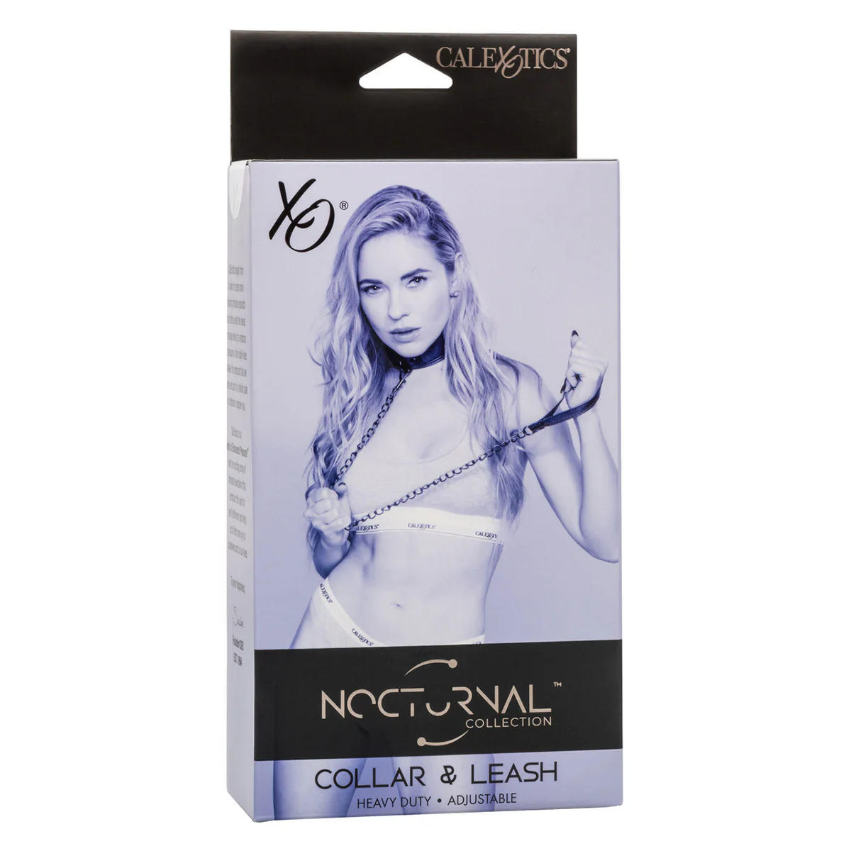 CaleXOtics Nocturnal Collection Collar & Leash - Black