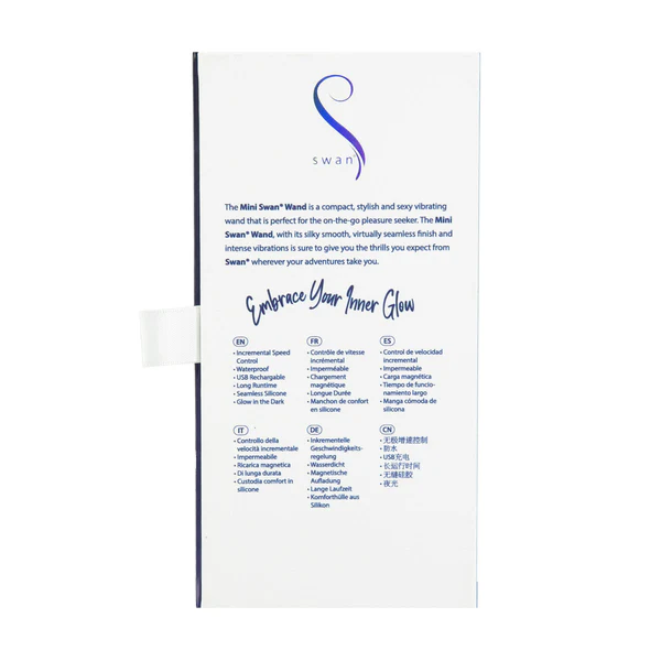 Swan® - The Mini Swan® Wand - Glow in the Dark - Purple