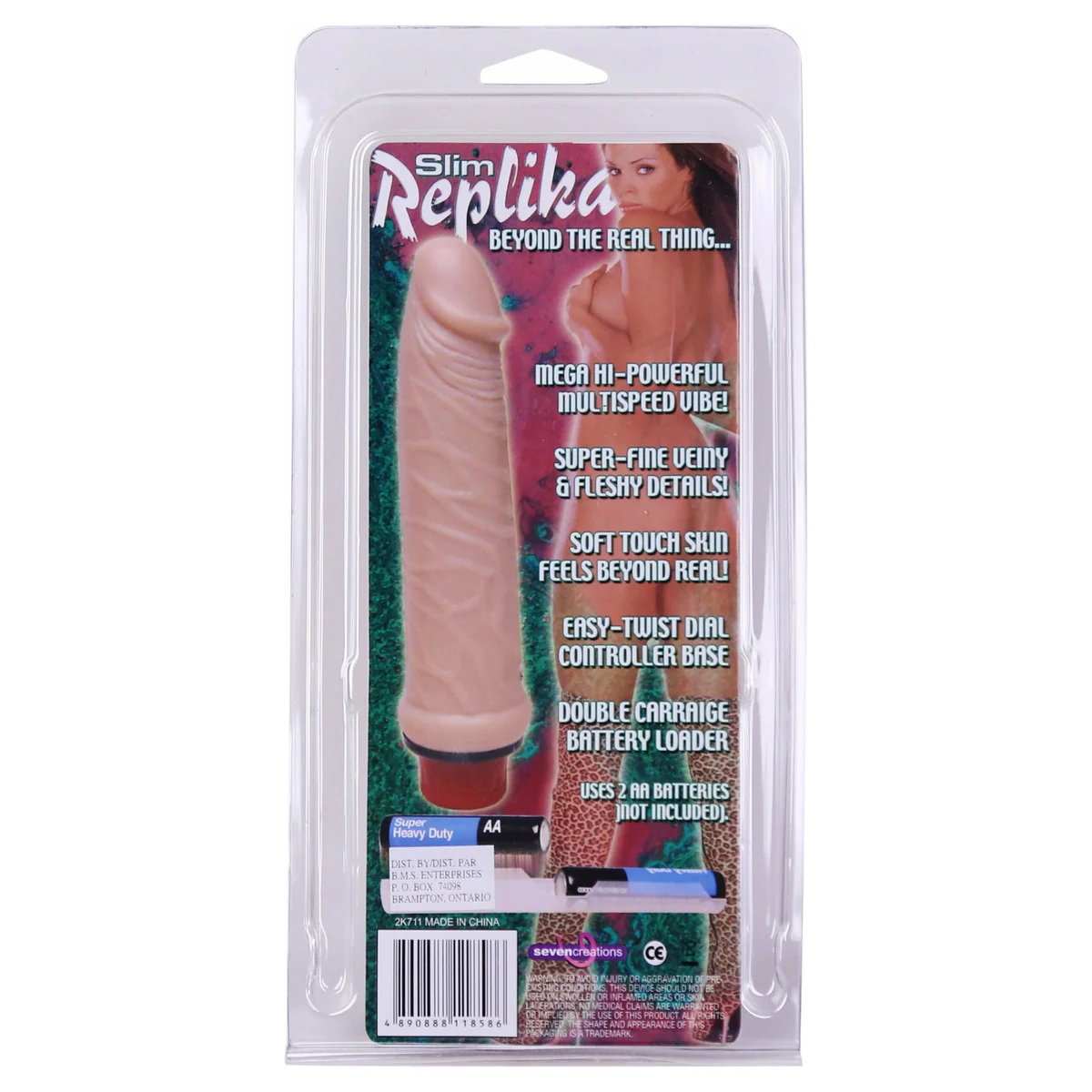 PGL Slim Replika - Vibrating Dildo