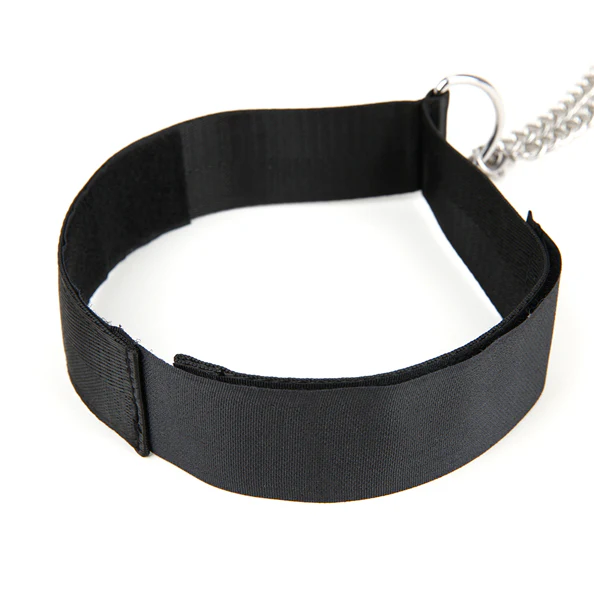 Lux Fetish - Collar and Adjustable Pressure Nipple Clamps