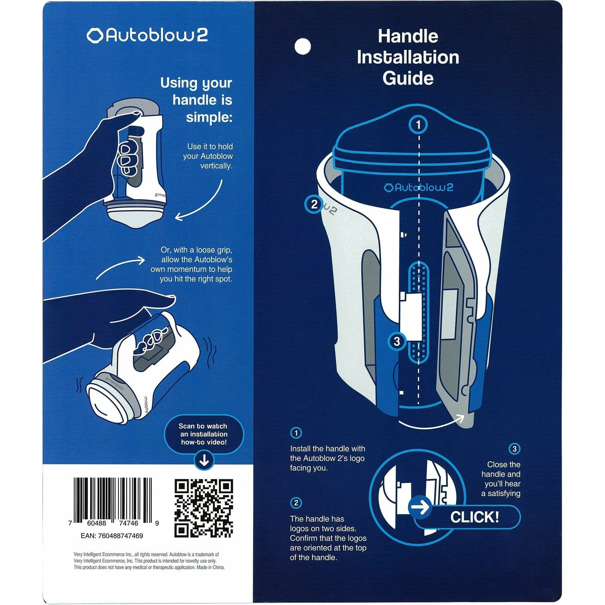Autoblow 2+ Handle Accessory