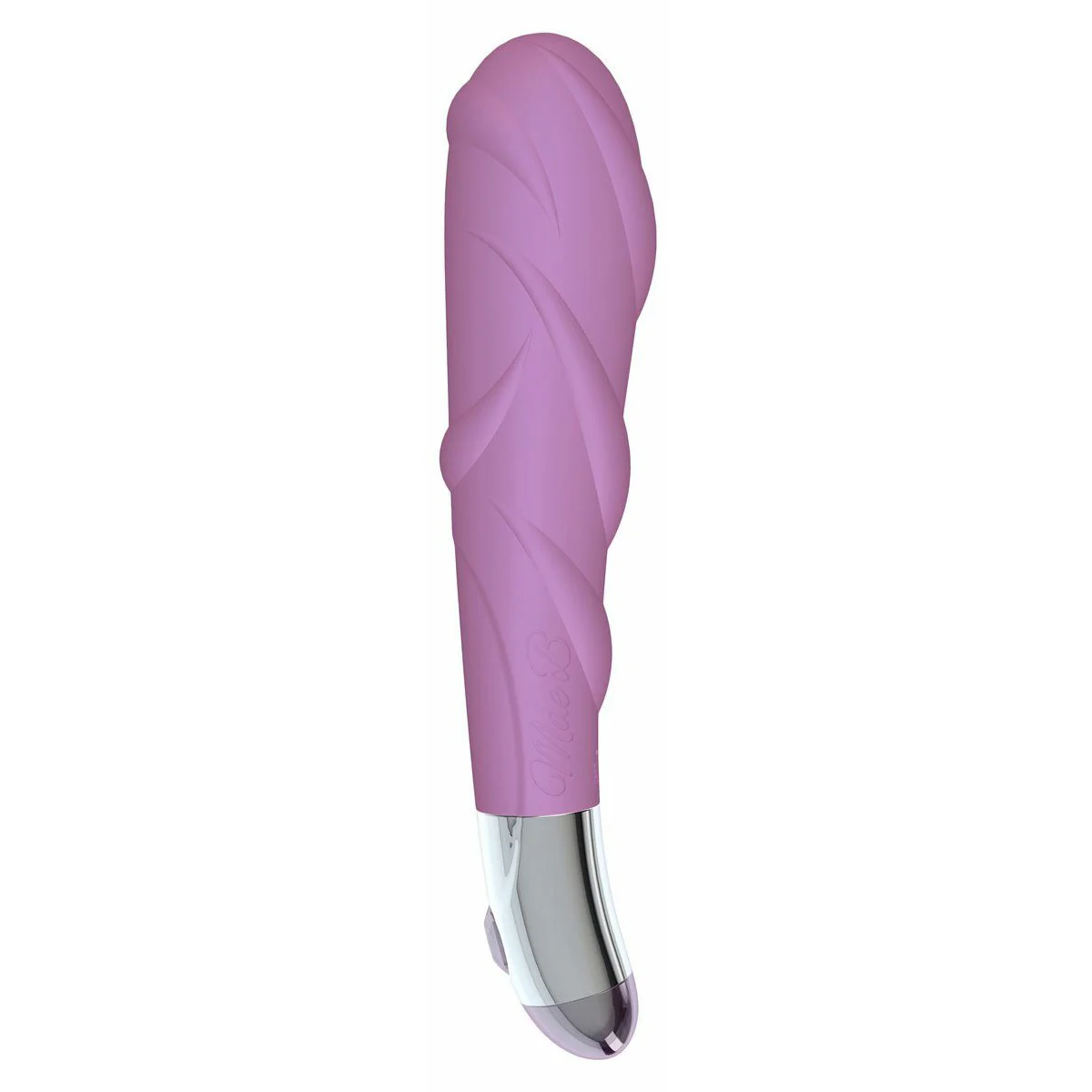 Mae B Lovely Vibes - Laced Textured Soft Touch Vibrator - Purple