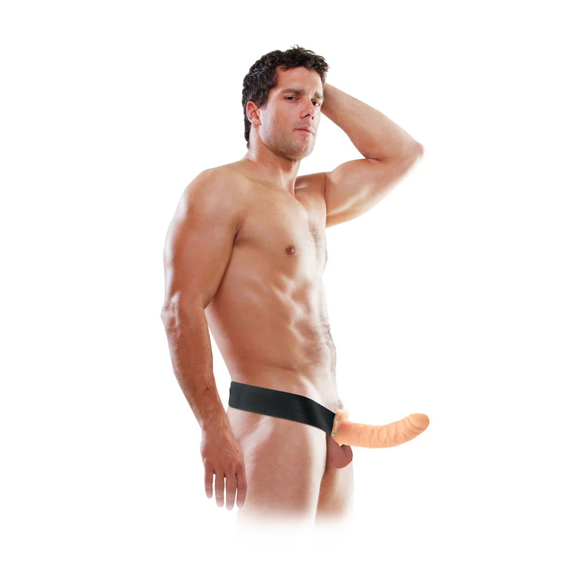 Pipedream Products - Fetish Fantasy Series - 8" Hollow Dildo & Strap-On