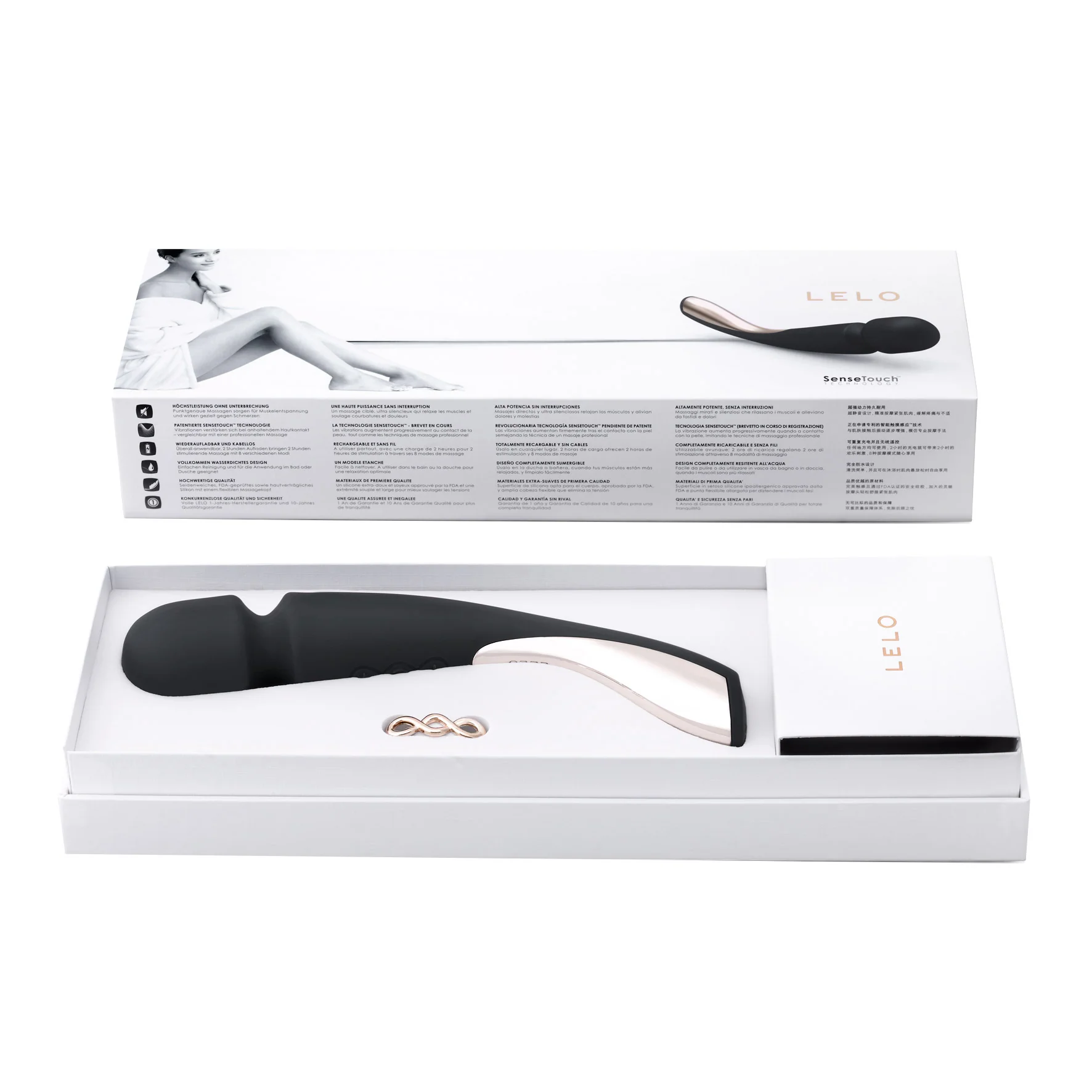 LELO Smart Wand - Medium - Black