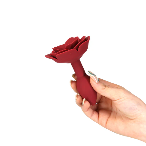 LUX active® Red Rose Silicone Anal Plug