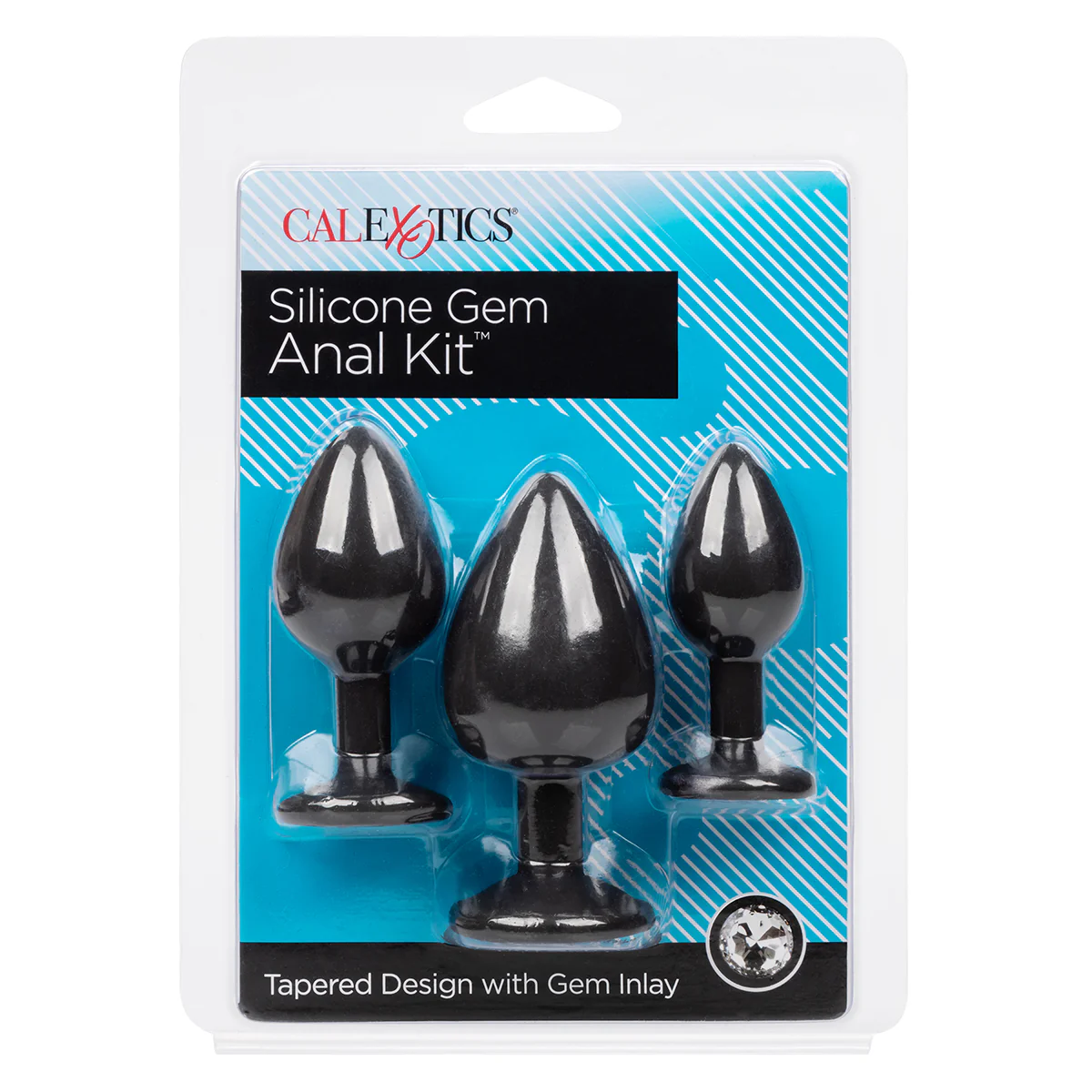 CalExotics Silicone Gem Anal Kit – Black