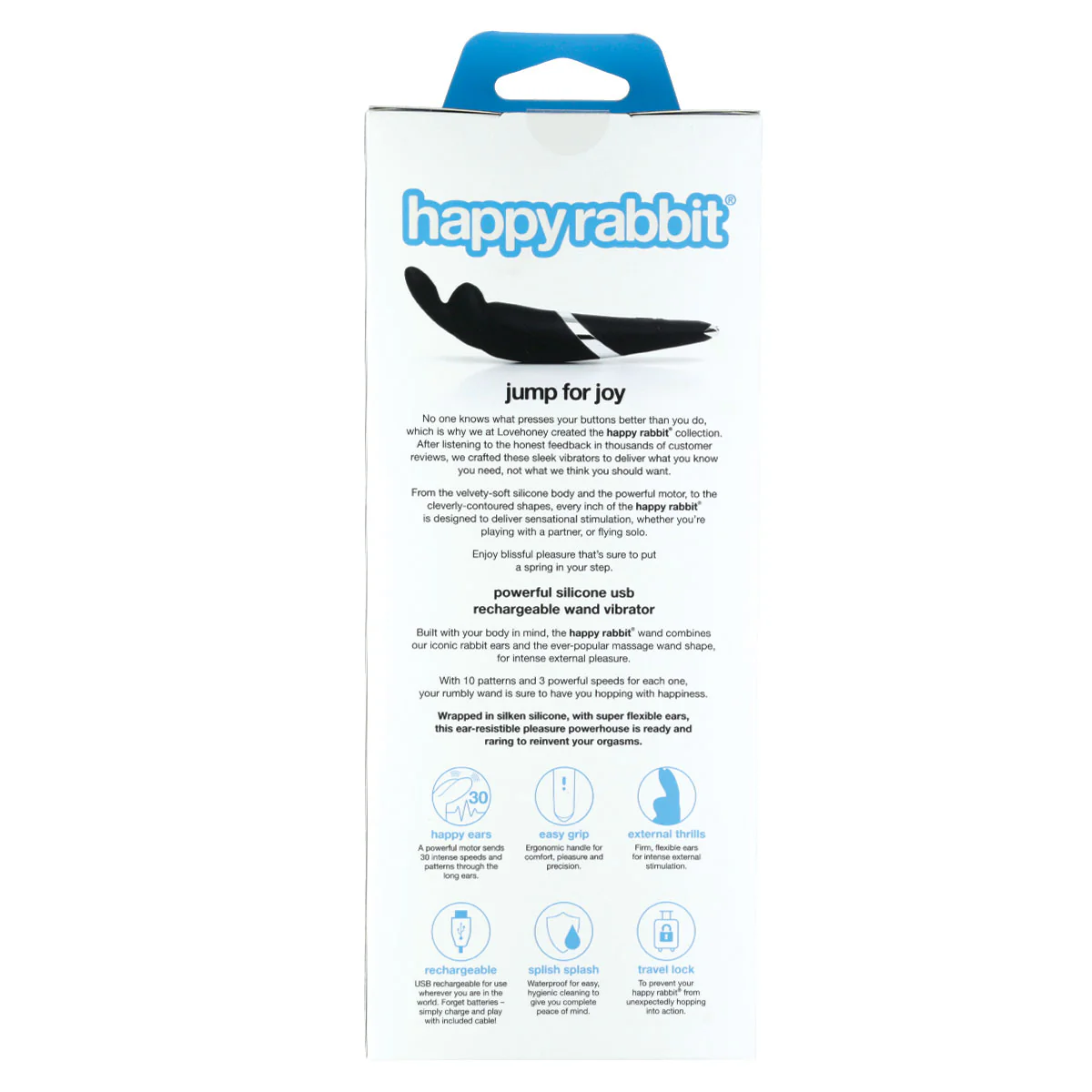 Happy Rabbit – Wand Vibrator - Black