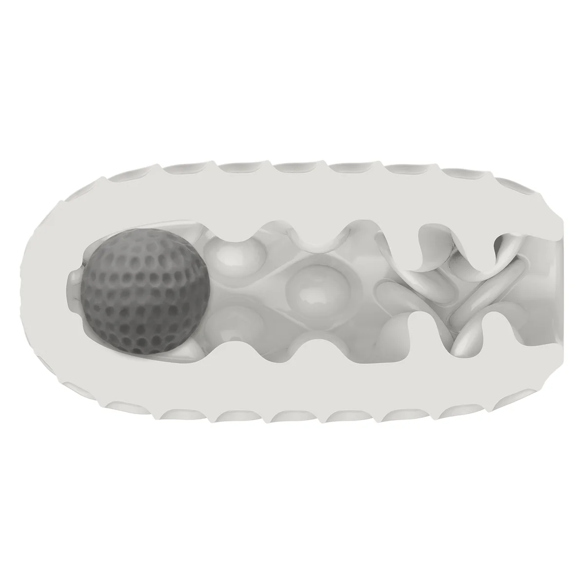 CaleXOtics – Boundless – Reversible Squishy Ball Stroker