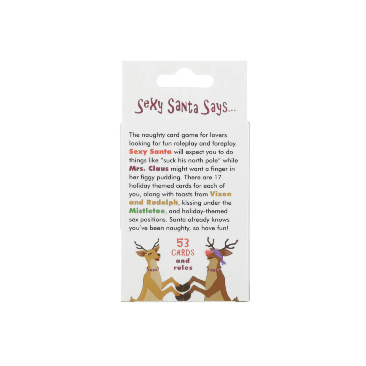 Sexy Santa Says Card Game