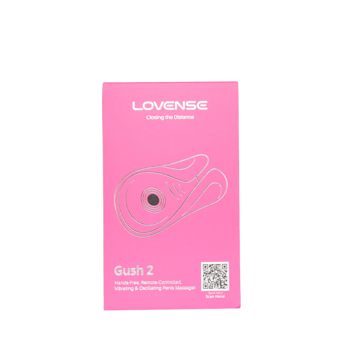 Lovense Gush 2 - Hands Free Remote Controlled Vibrating and Oscillating Penis Massager