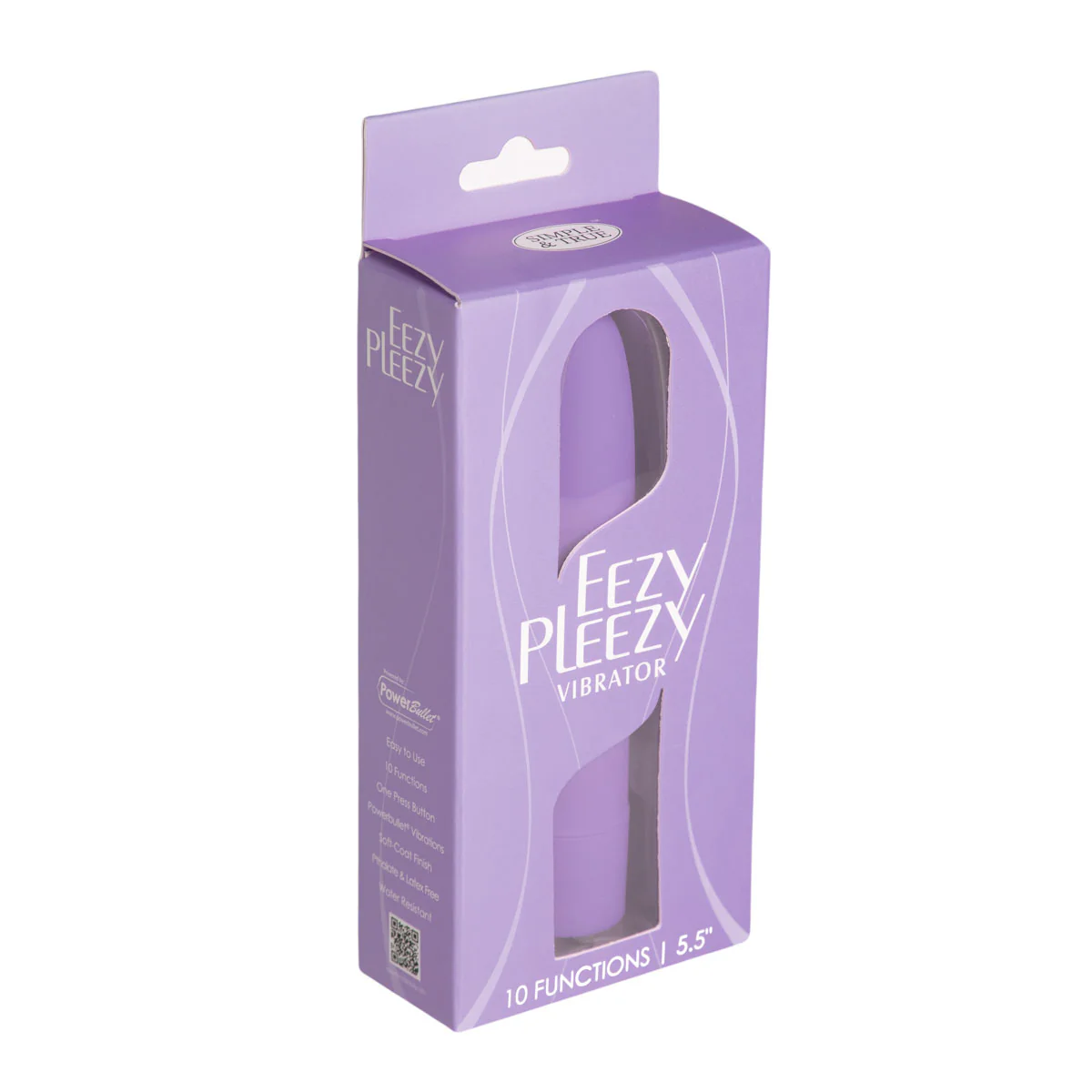 Eezy Pleezy – 5.5" Classic Vibrator – Purple