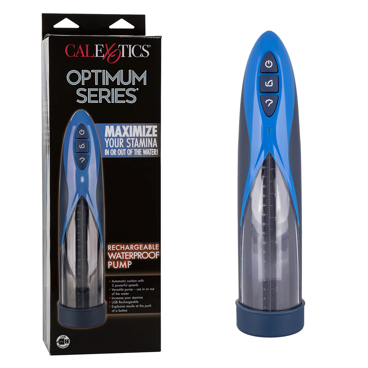 Calexotics - Optimum Series - Rechargeable Waterproof  Penis Pump