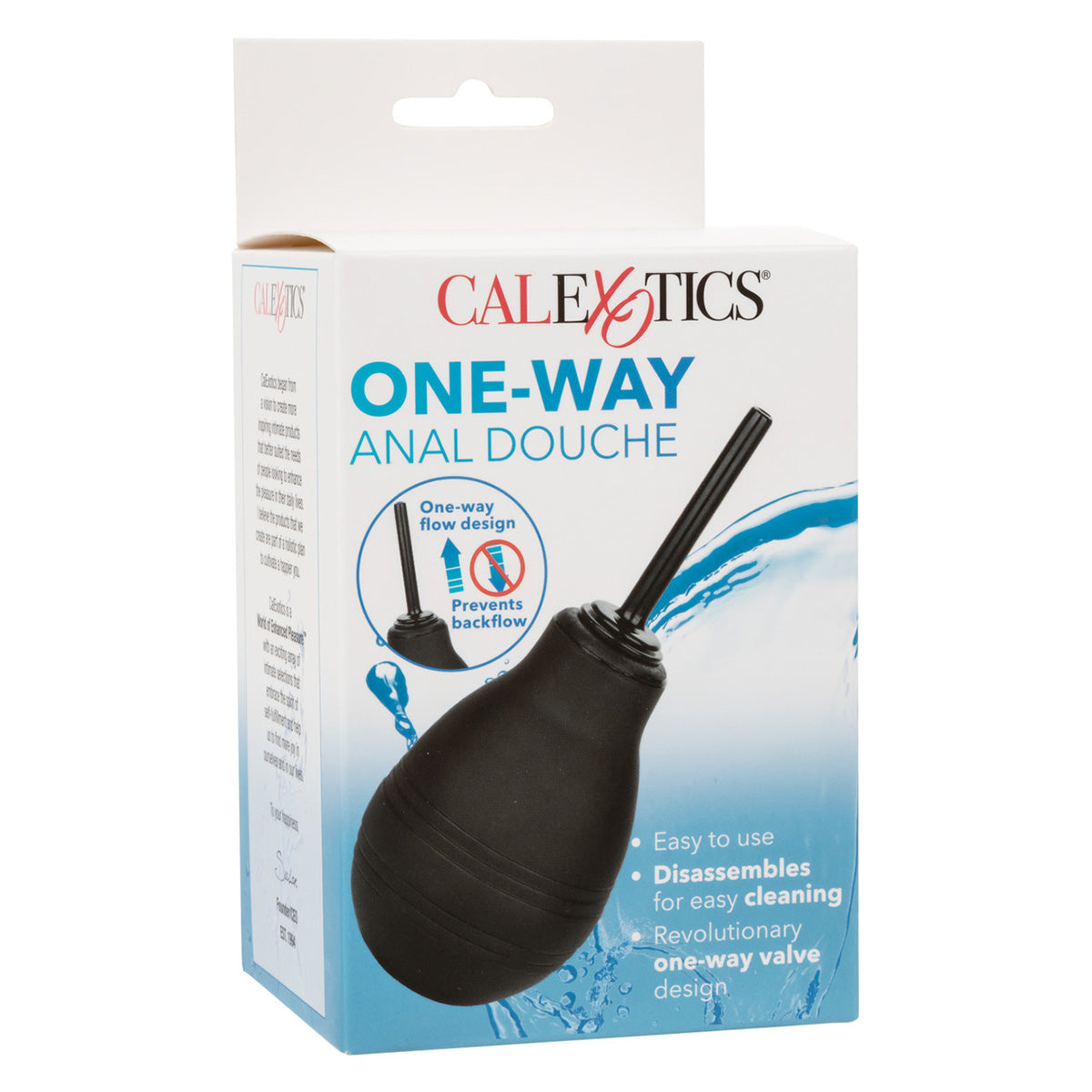 CaleXOtics One Way Anal Douche - Black