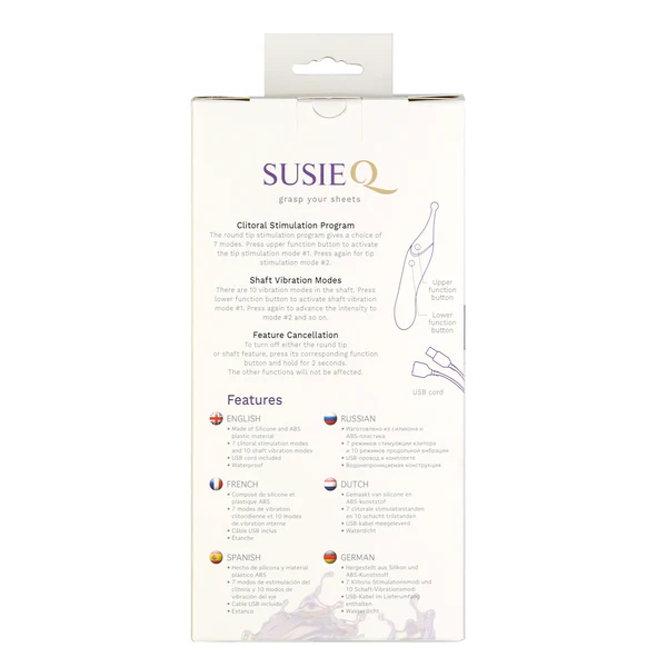 Seven Creations - Susie Q - Grasp Your Sheets Clitoral Stimulator - Purple