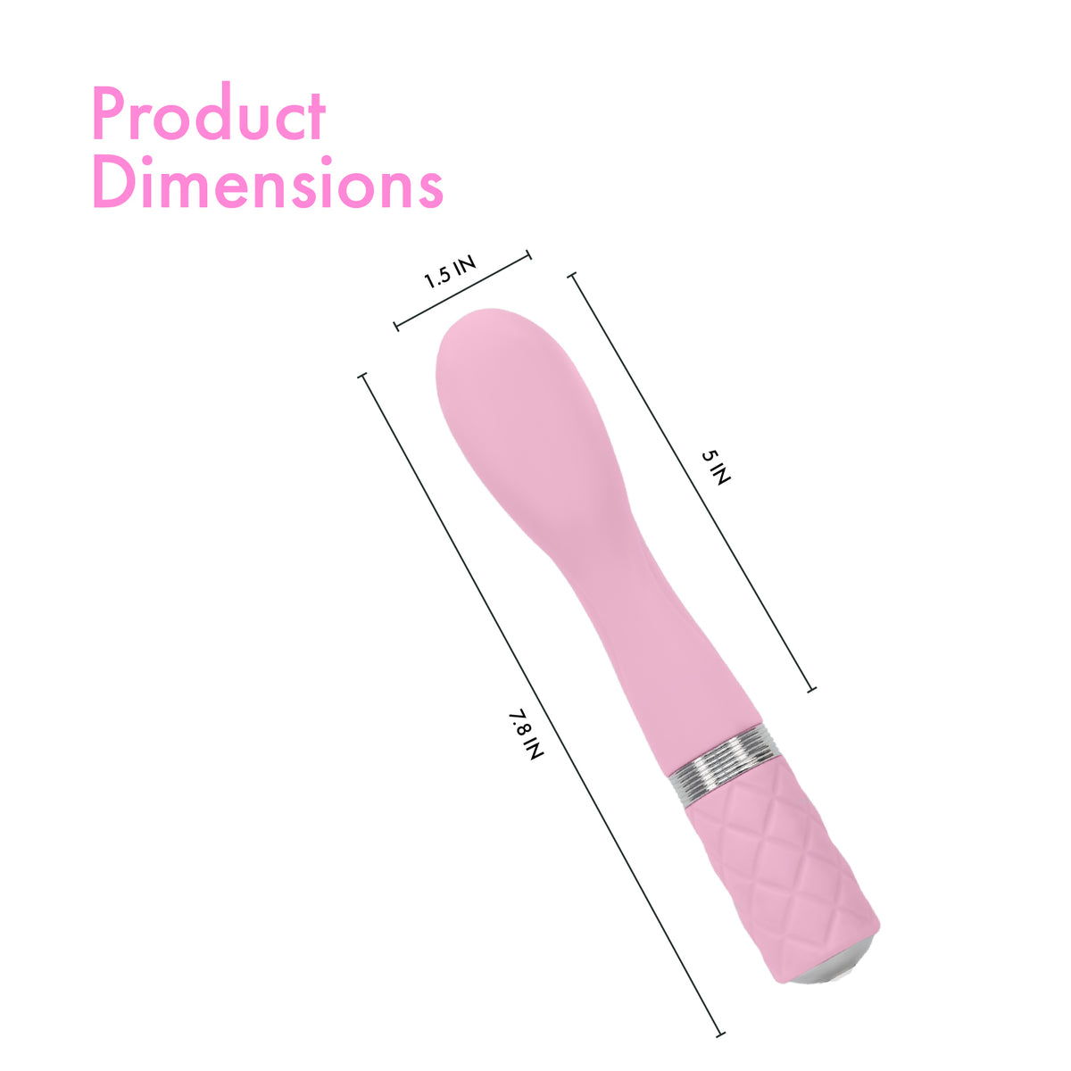 Pure Love®- G-Spot Vibrator With Swarovski® Crystal – Pink