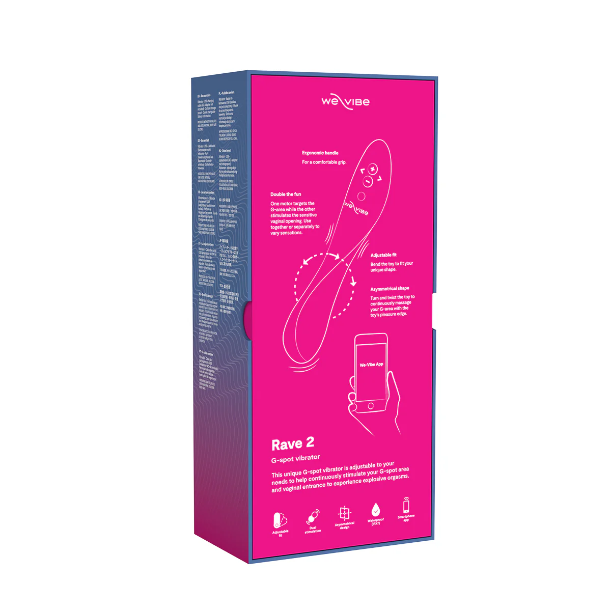 We-Vibe® - Rave 2 – Twisted Pleasure - G-Spot Vibrator – Fuchsia