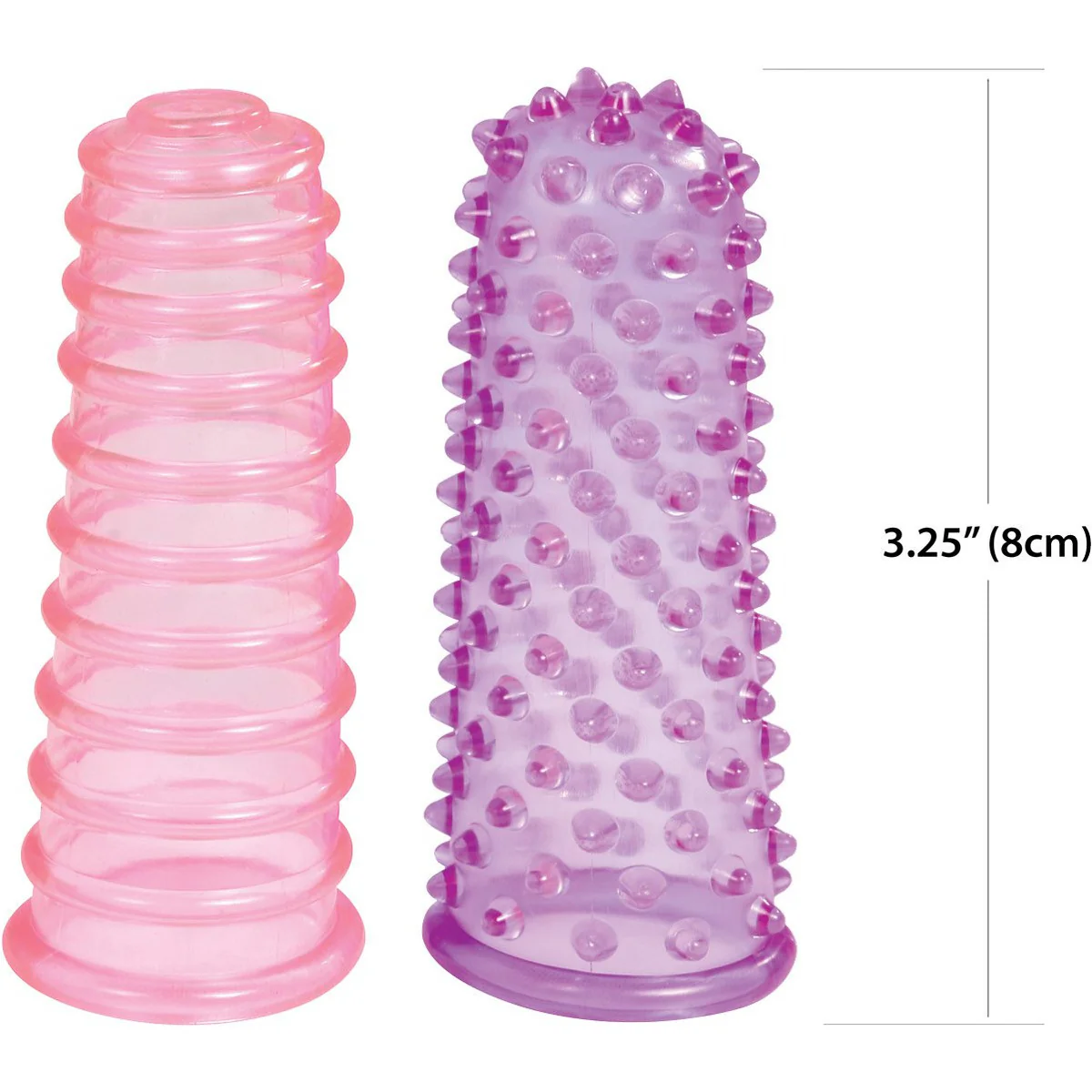 Kinx Lust Finger Sleeves - Pink and Purple