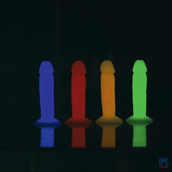 Addiction - Silly Willy – Glow in the Dark -  3.3” Silicone Dildo - 12 pcs