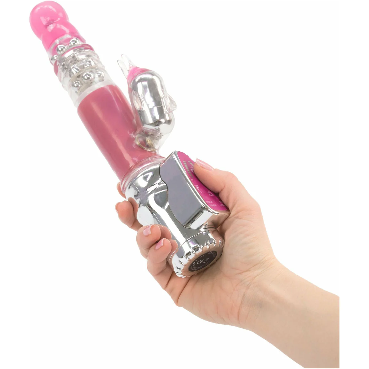 Nanma Elite Quiet Dolphin Vibrator - Pink