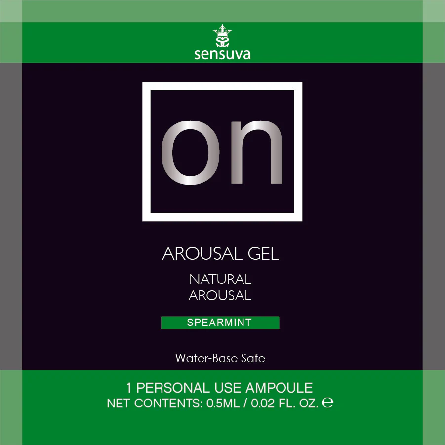 Sensuva ON for Her Arousal Gel Assorted - Foils and Display - 100 pc - 0.13 oz