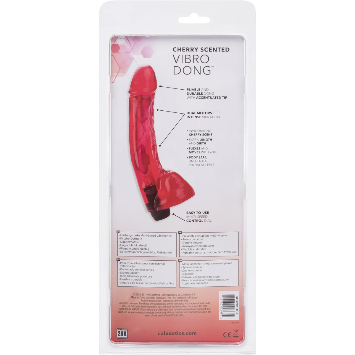 CalExotics Tera Patrick Cherry Scented Vibro-Dong