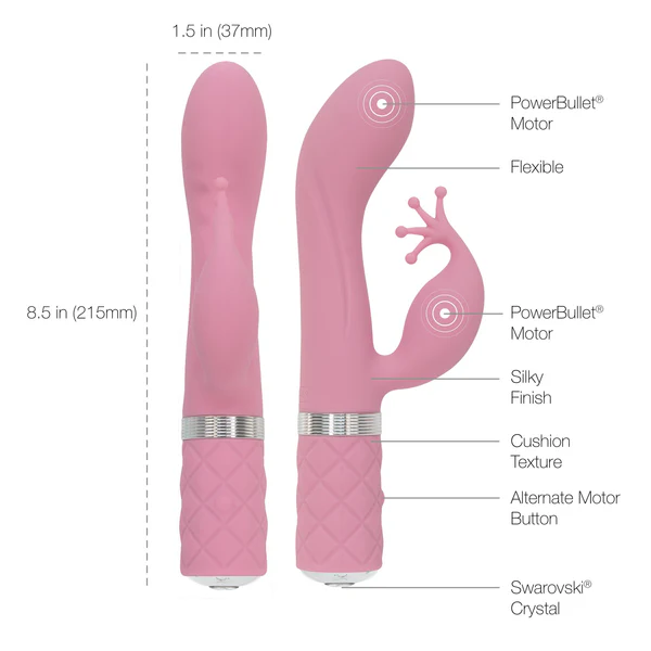 Pillow Talk Kinky - Dual Massager - Pink