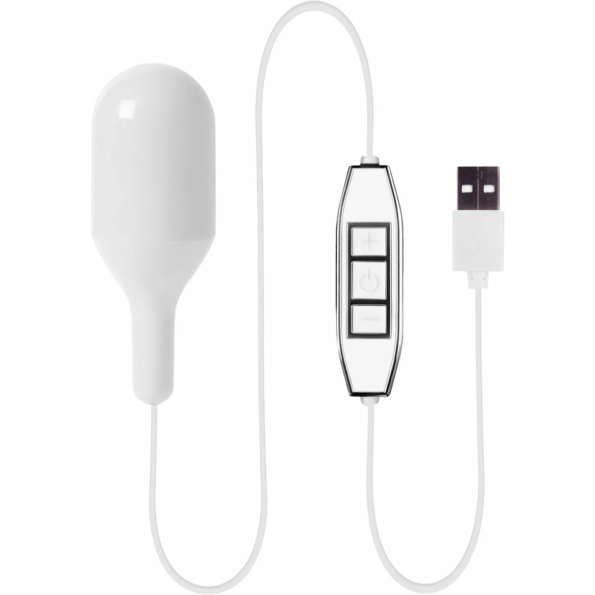 NMC Handy Perky - Bullet Vibrator with Remote - Rechargeable - White