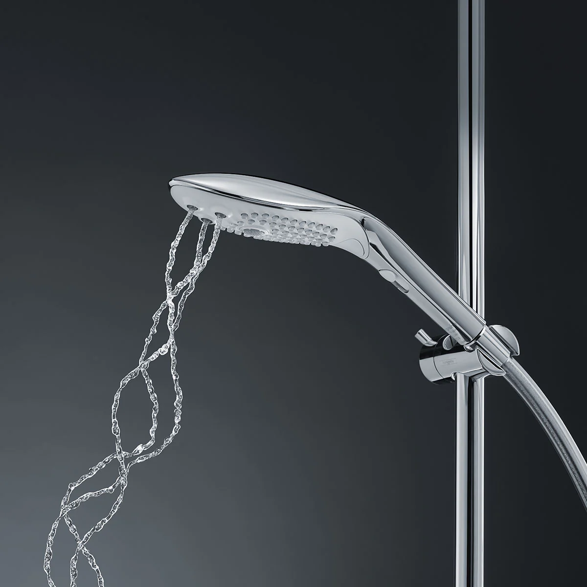 Womanizer® - Wave - Combined Shower Head & Water Massage Clitoral Stimulator - Chrome