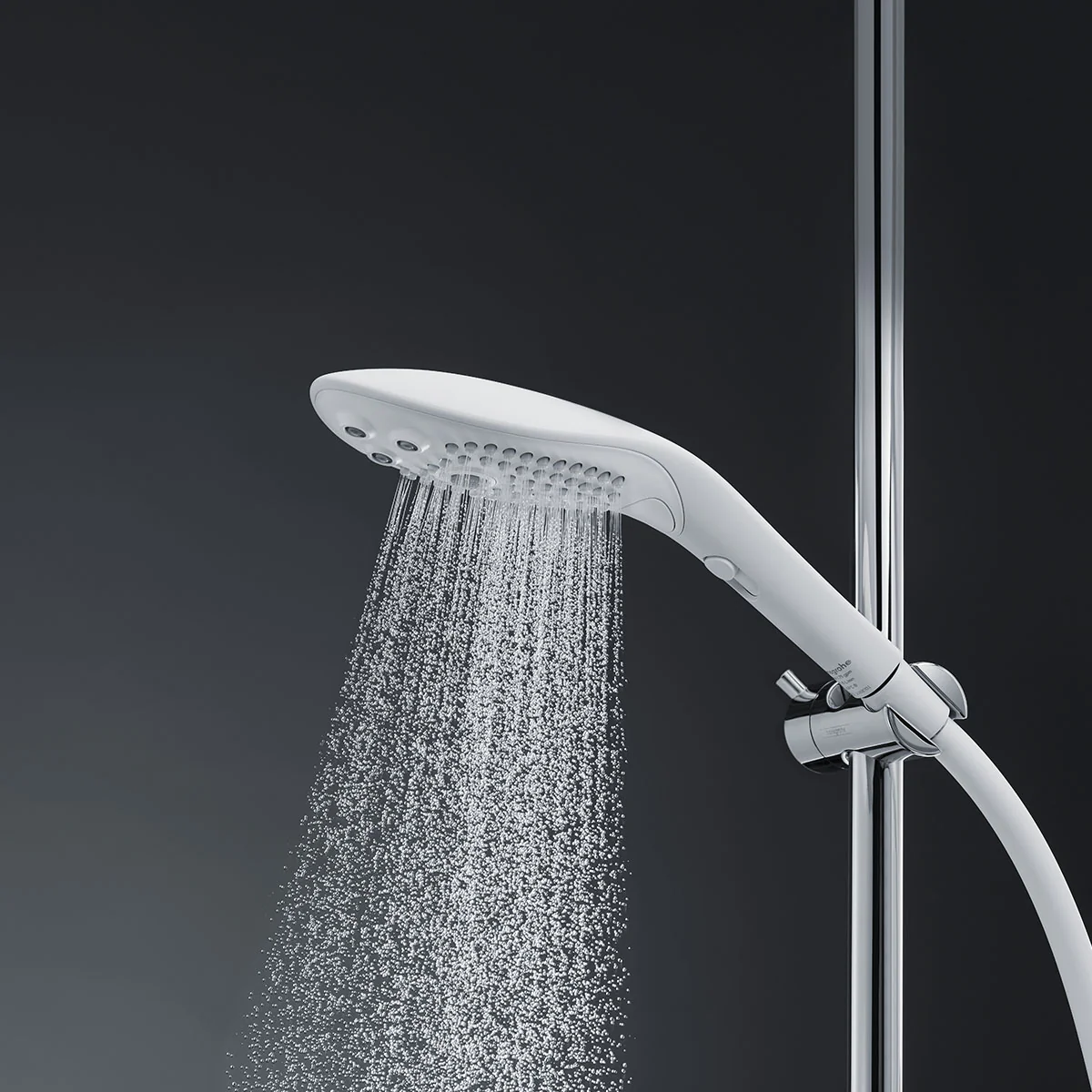 Womanizer® - Wave - Combined Shower Head & Water Massage Clitoral Stimulator - White