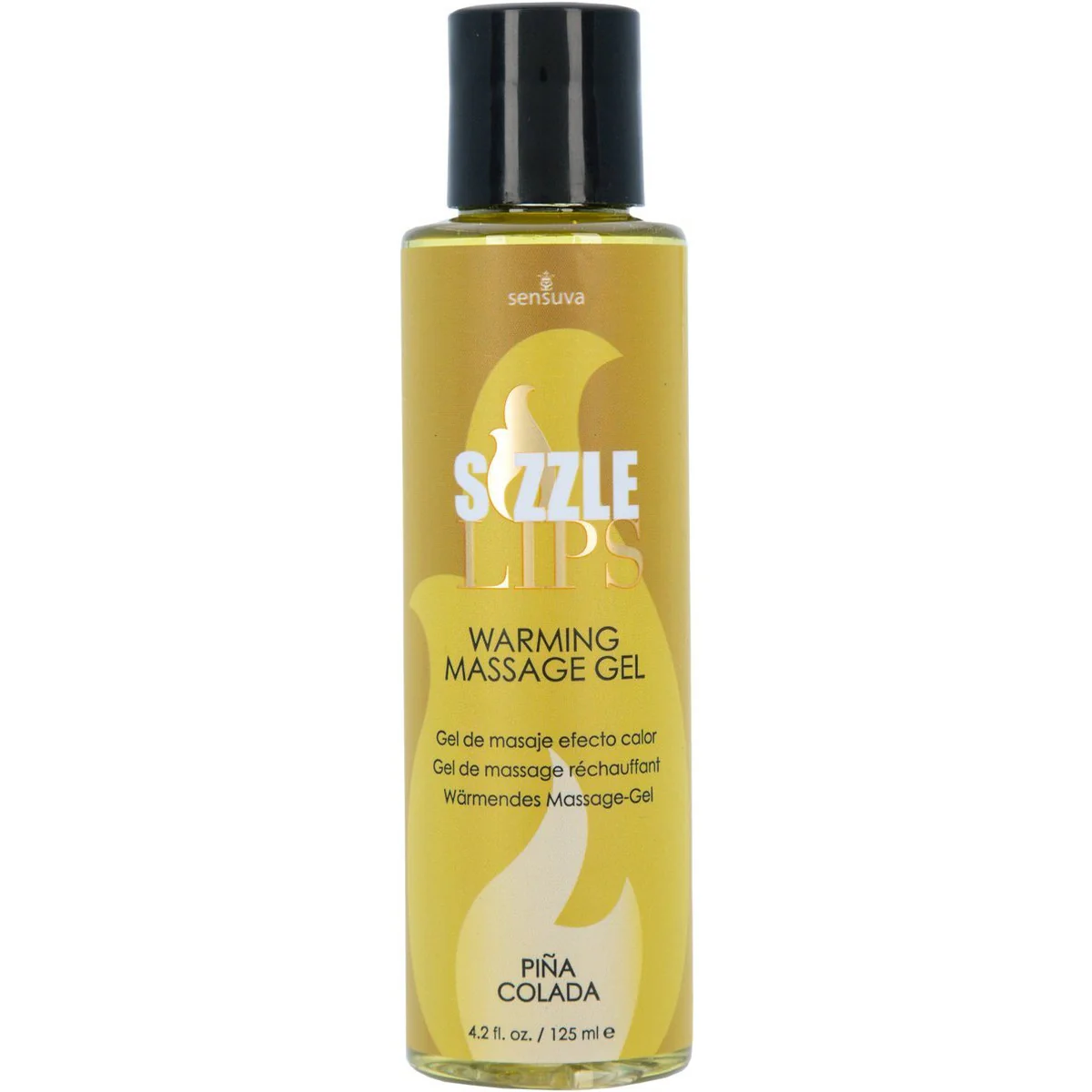 Sensuva Sizzle Lips – Edible Warming Massage Gel – 4.2 oz