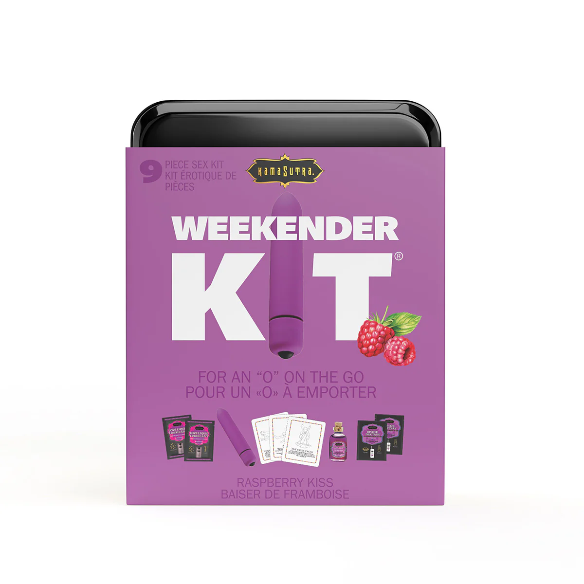Kama Sutra Weekender Kit for an “O” on the Go – Raspberry Kiss