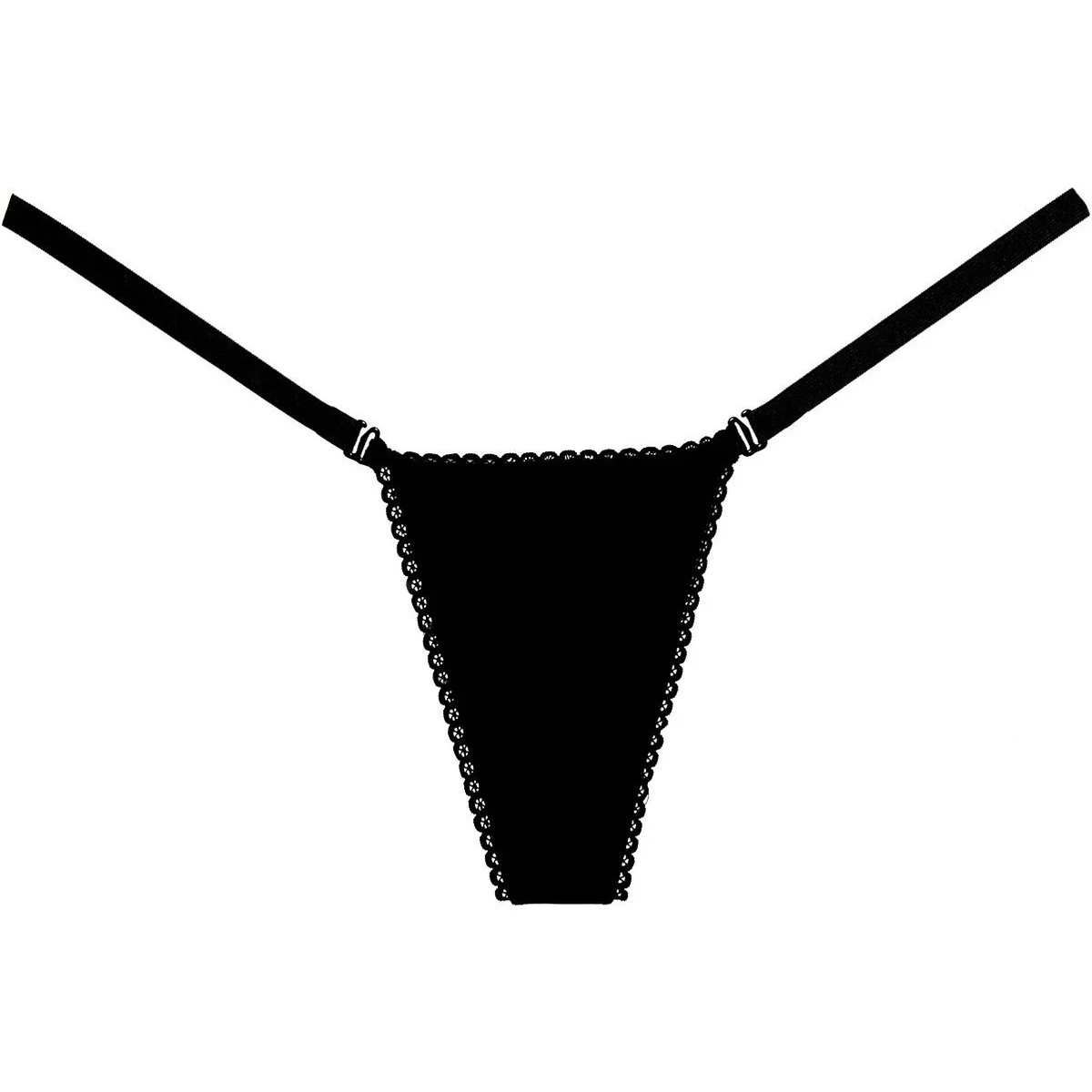 Allure Adore – Wetlook G-String - Black