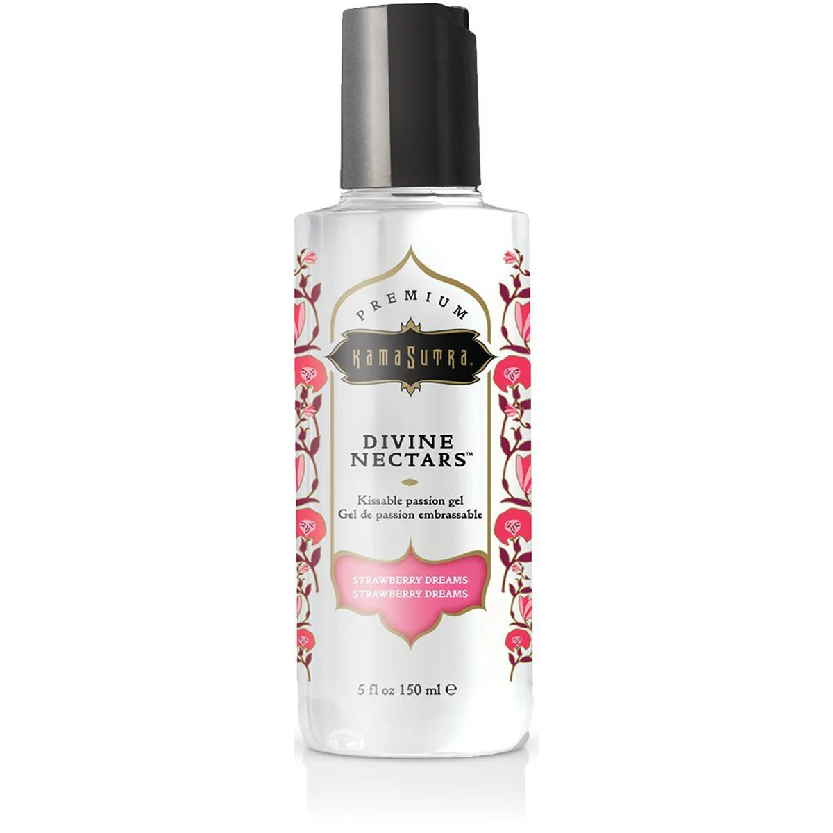 Kama Sutra Divine Nectars – Water-Based Flavoured Lubricant – Strawberry Dreams – 5 oz/150 ml