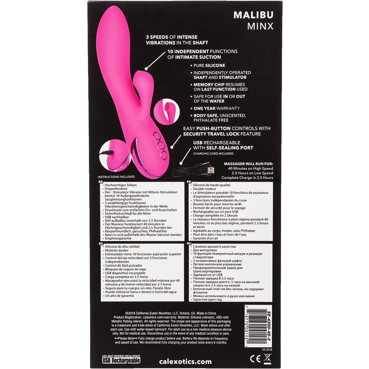CalExotics California Dreaming - Malibu Minx - Fuchsia