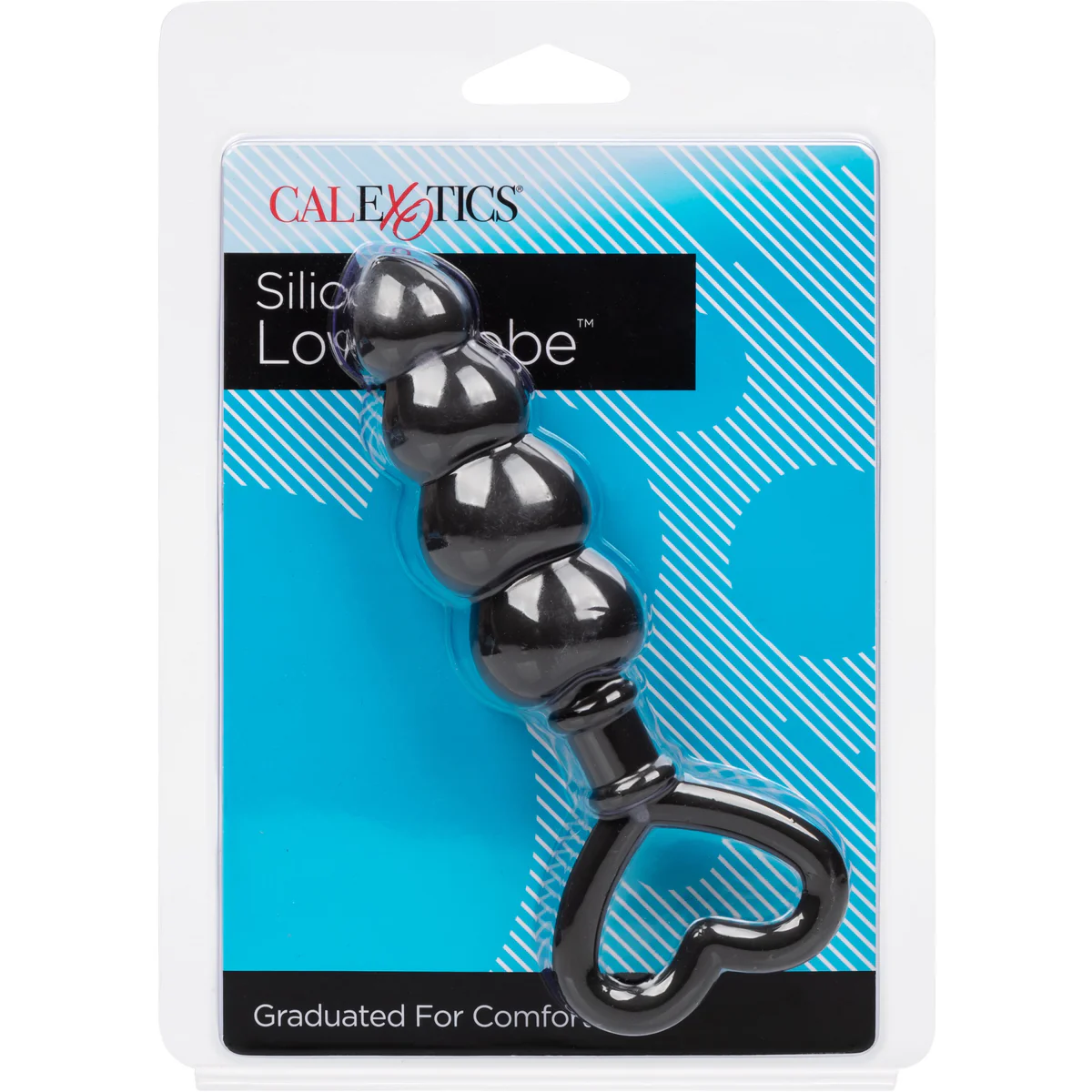 CalExotics Silicone Heart Butt Plug – Black